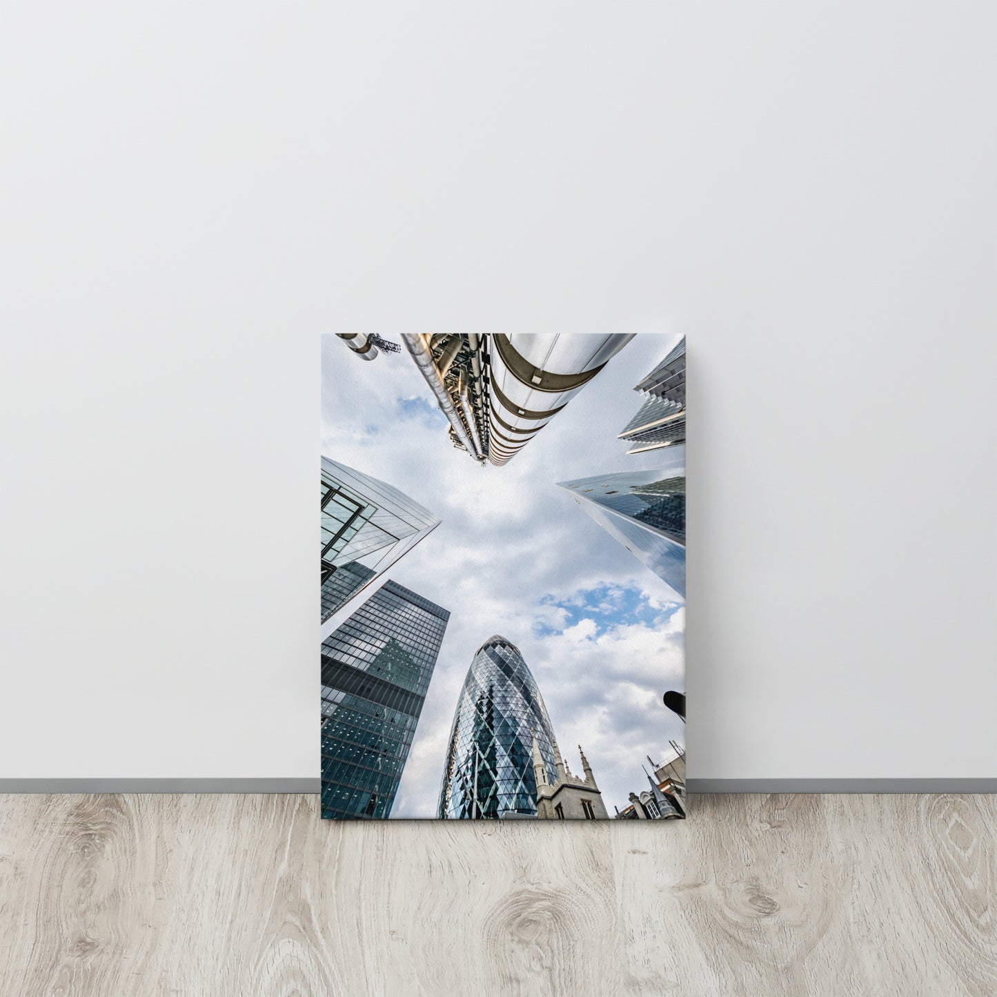 City of London Skyscrapers Canvas Print Size: 12″×16″