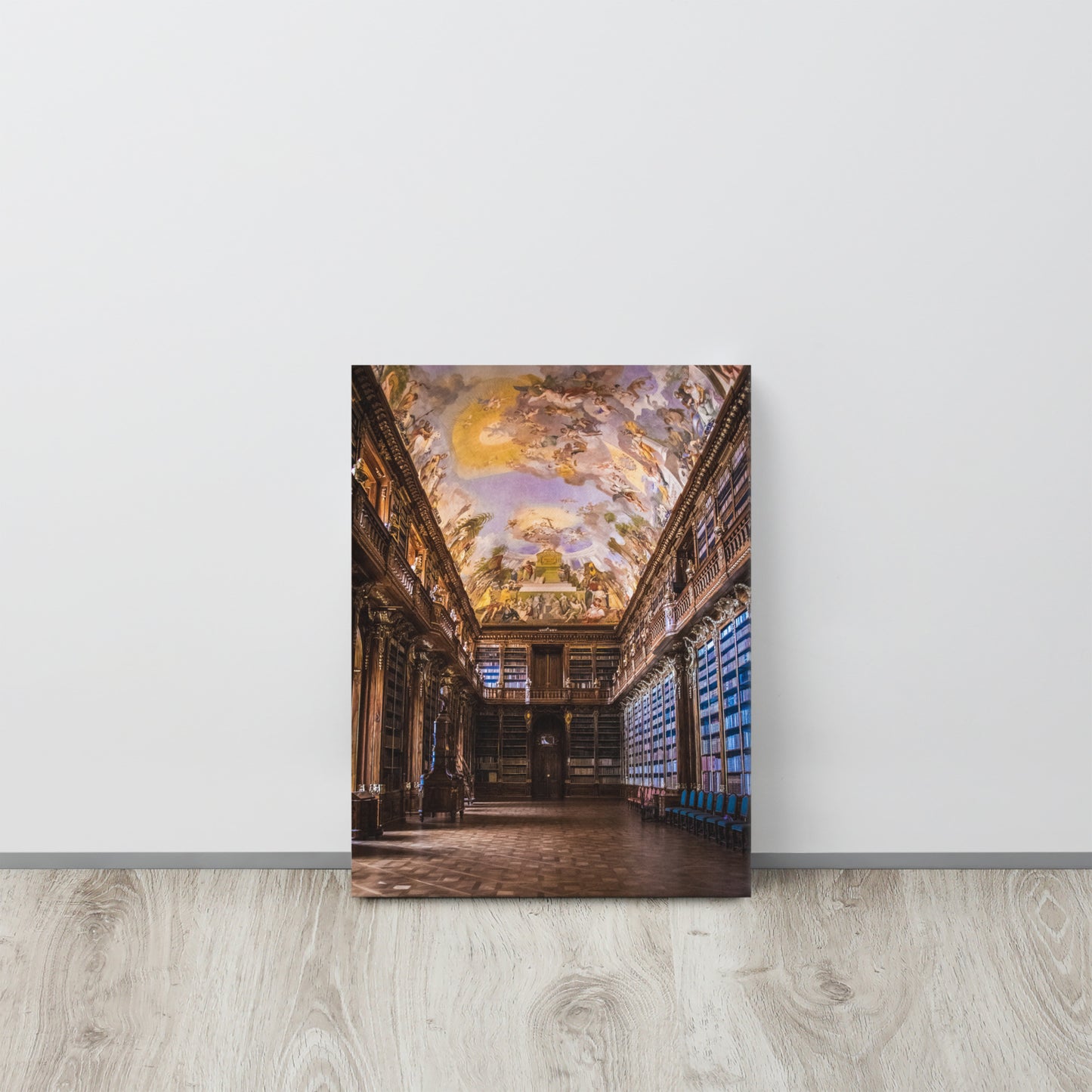 Prague's Strahov Monastery Library Canvas Print Size: 8″×10″