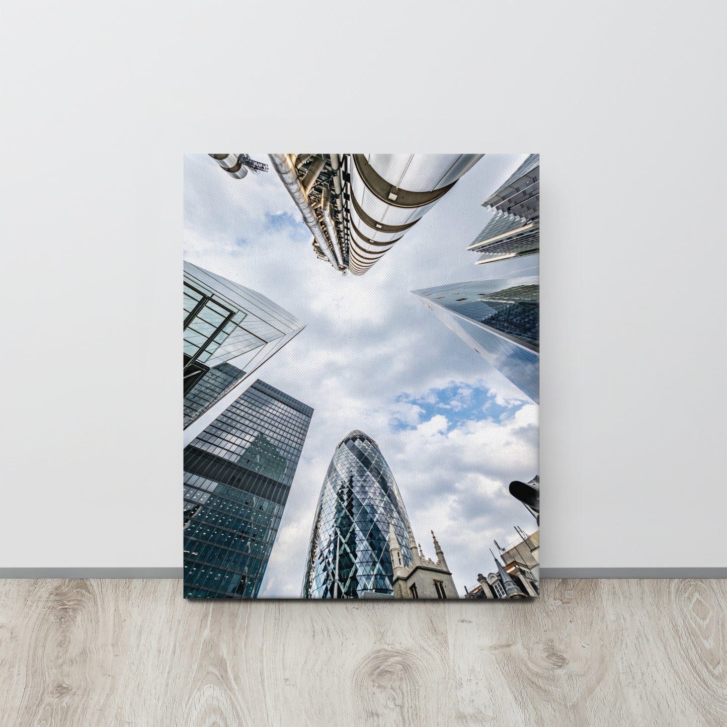 City of London Skyscrapers Canvas Print Size: 16″×20″