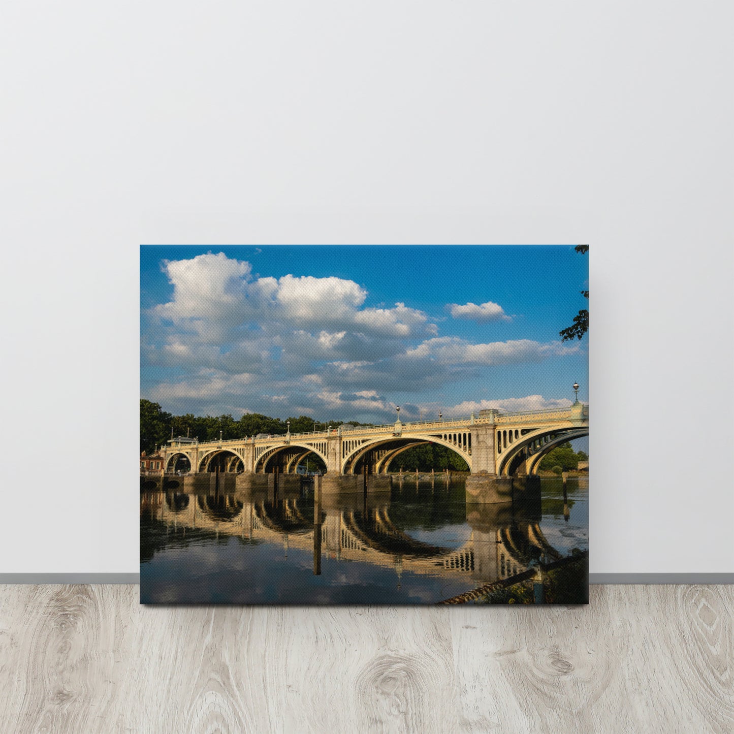 Richmond Lock Reflections Canvas Print Size: 16″×20″
