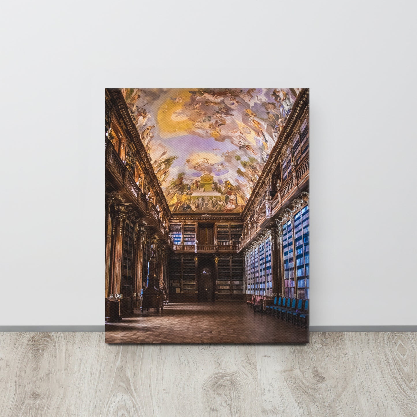 Prague's Strahov Monastery Library Canvas Print Size: 8″×10″