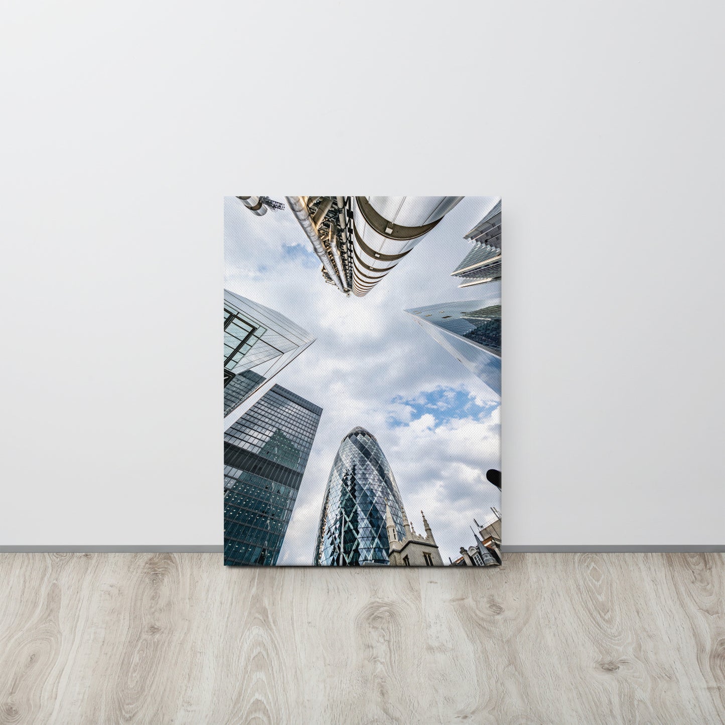 City of London Skyscrapers Canvas Print Size: 18″×24″