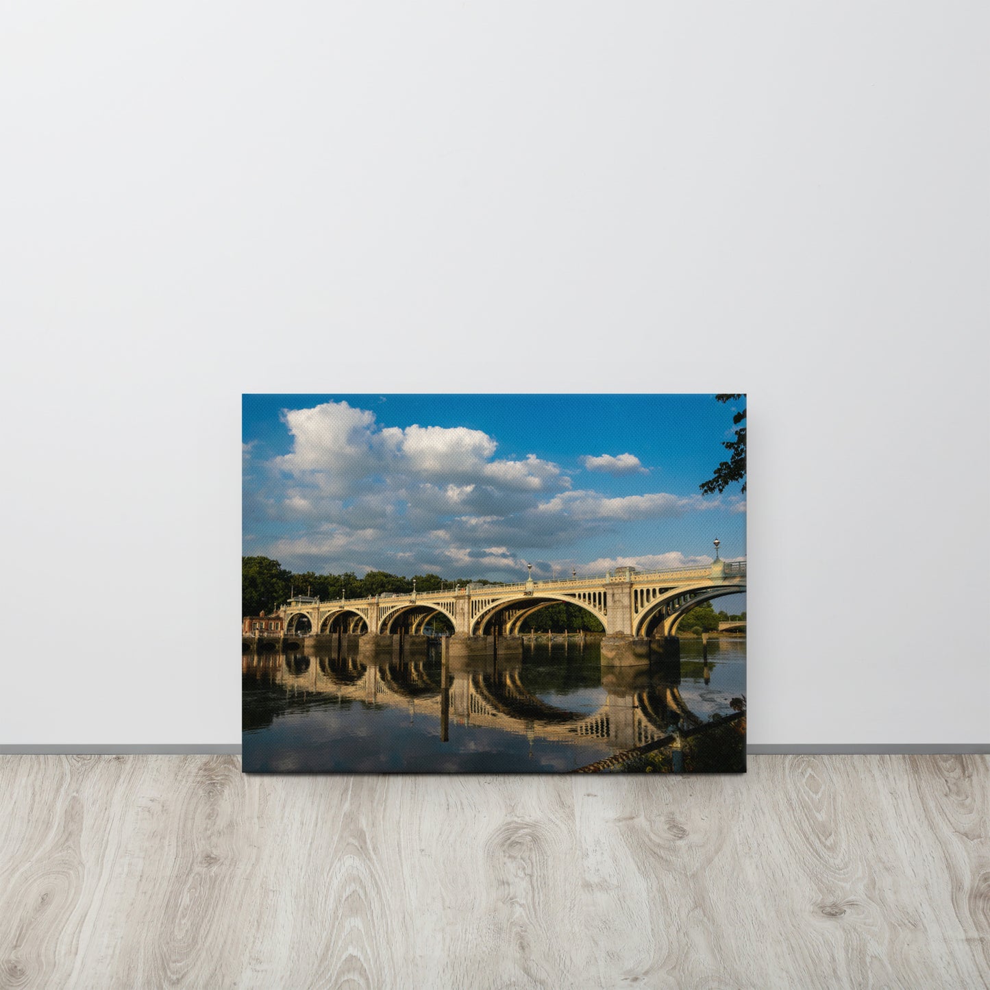 Richmond Lock Reflections Canvas Print Size: 18″×24″