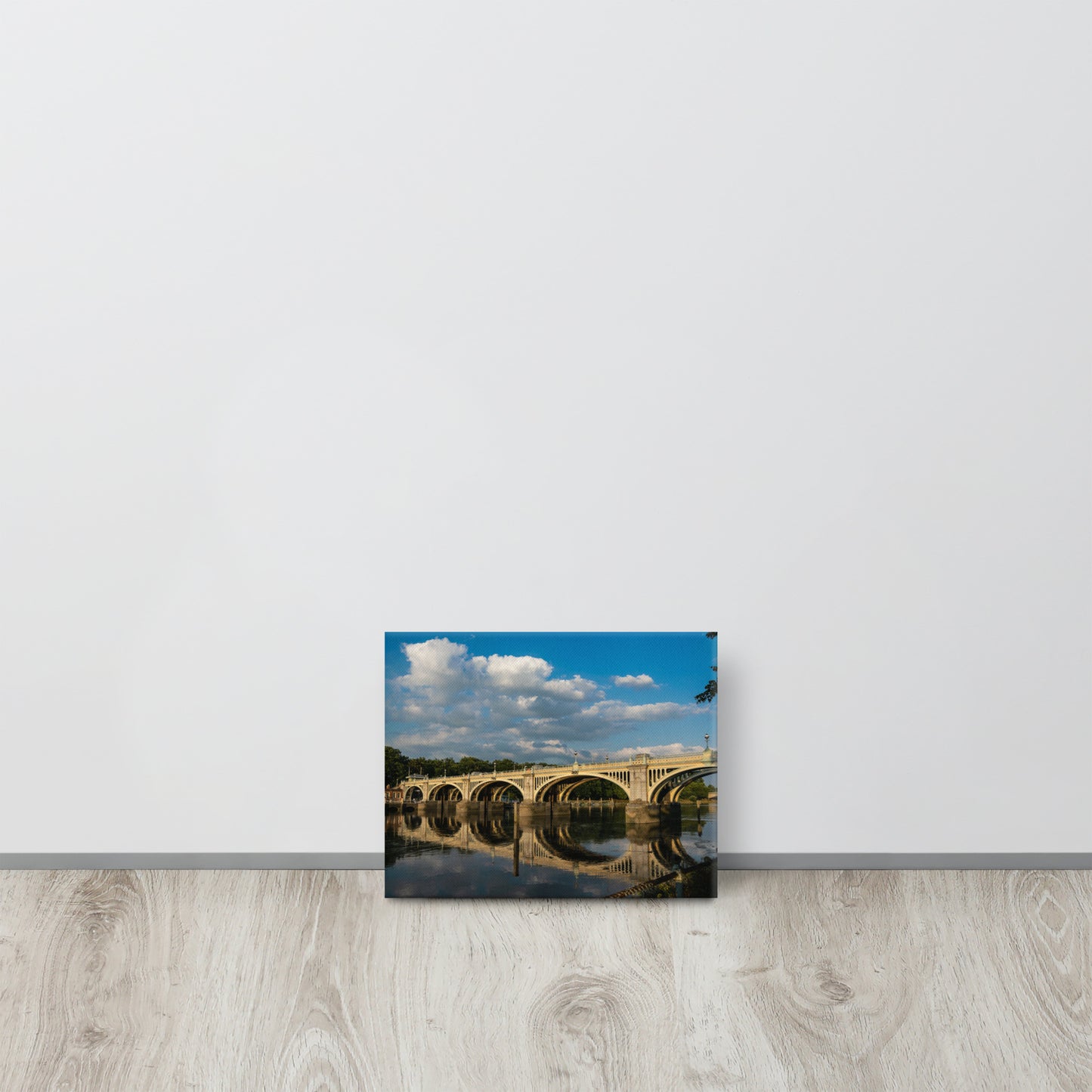 Richmond Lock Reflections Canvas Print Size: 8″×10″