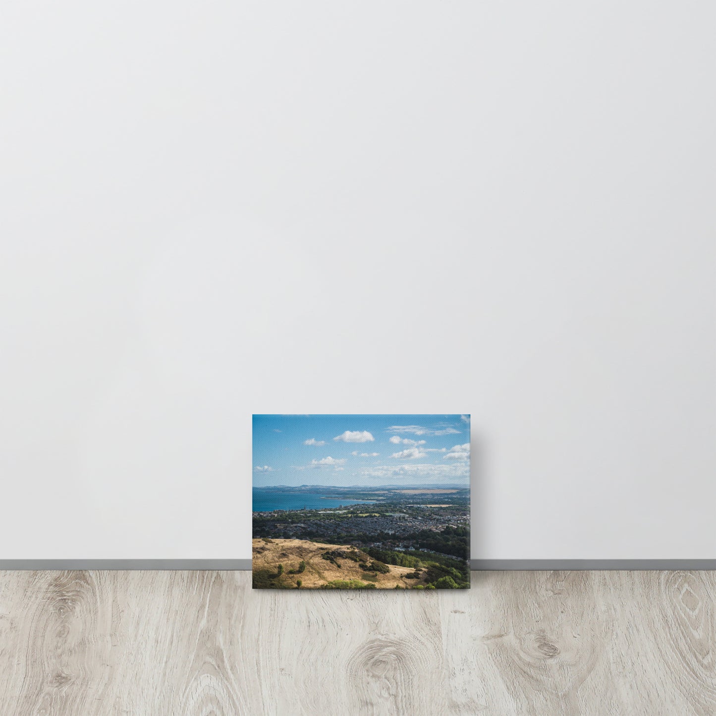 Edinburgh Skyline from Arthur's Seat Canvas Print Size: 8″×10″