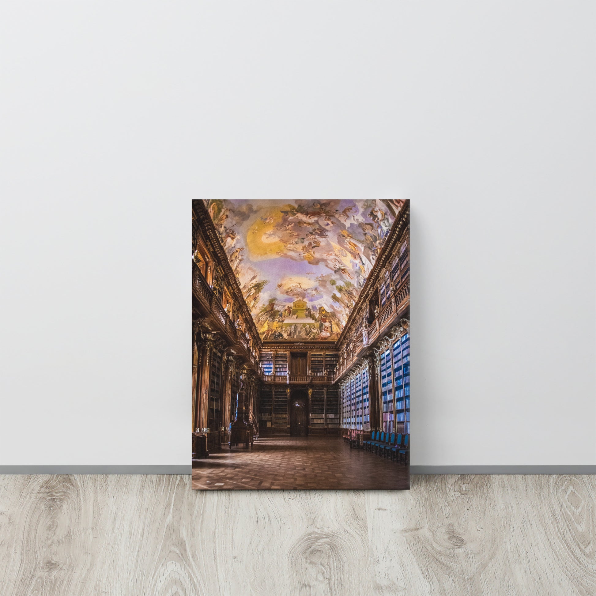 Prague's Strahov Monastery Library Canvas Print Size: 8″×10″