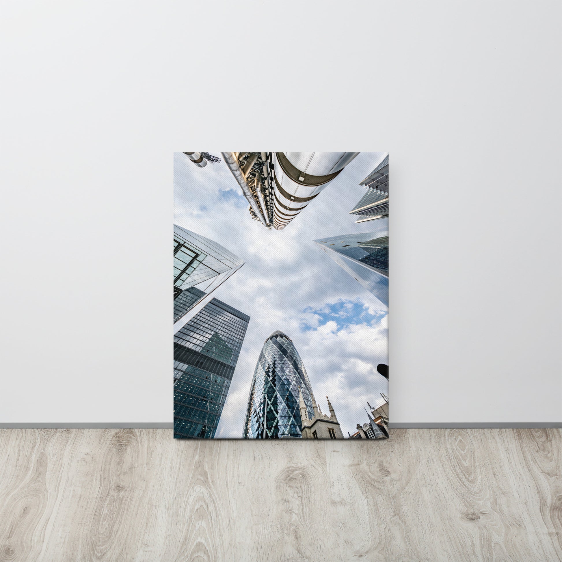 City of London Skyscrapers Canvas Print Size: 18″×24″